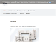 Tablet Screenshot of lectron.de