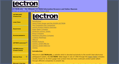 Desktop Screenshot of lectron.info