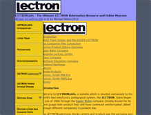 Tablet Screenshot of lectron.info